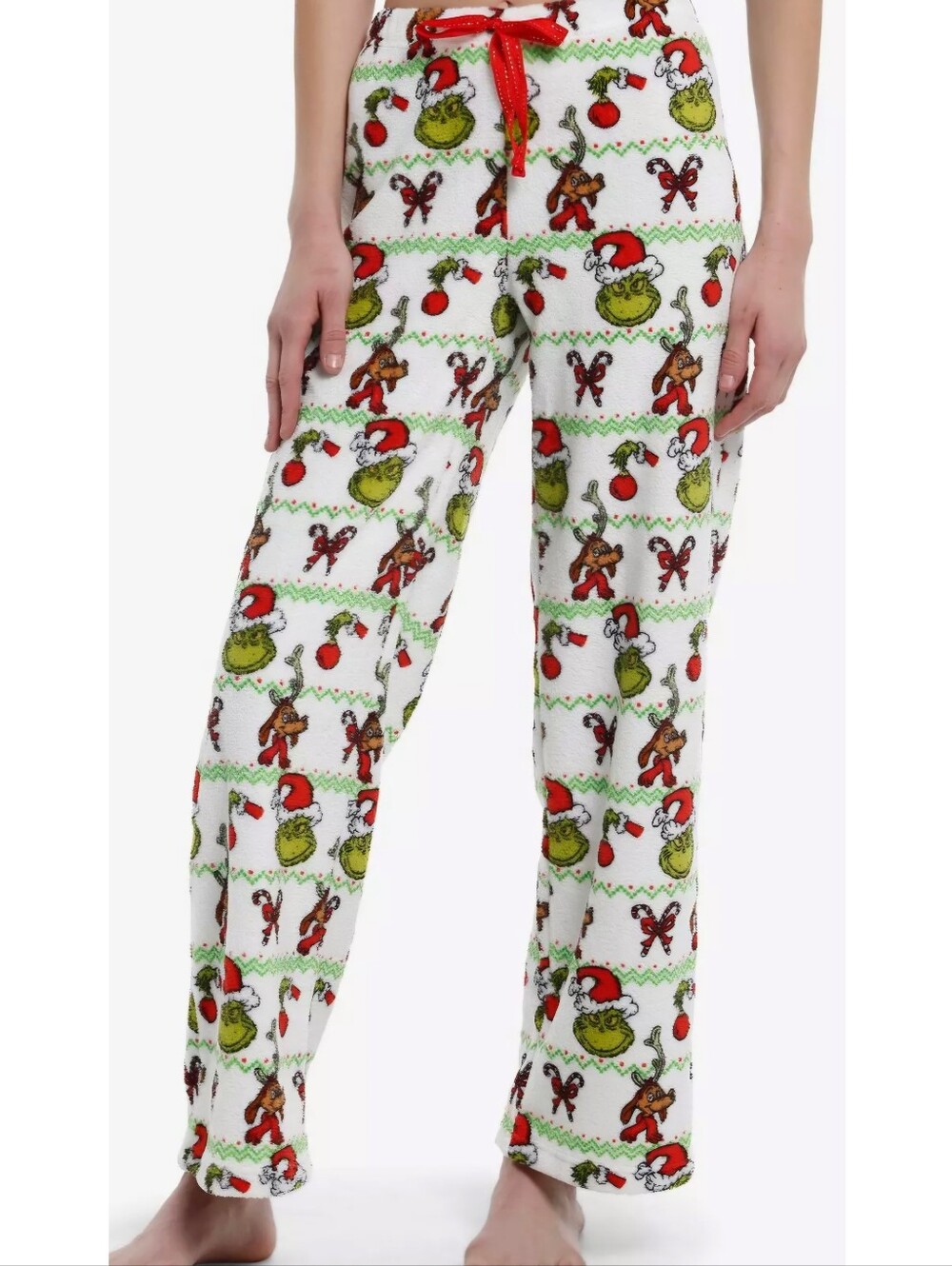 NWT Plush Grinch and Max Pajama Pants Size L